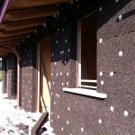 Realizzazione di cappotto termico Corkpan con rivestimento