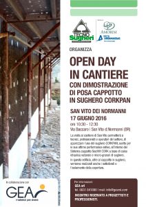 Tecnosugheri e Gea organizzano un open day in cantiere san Vito dei nomranni