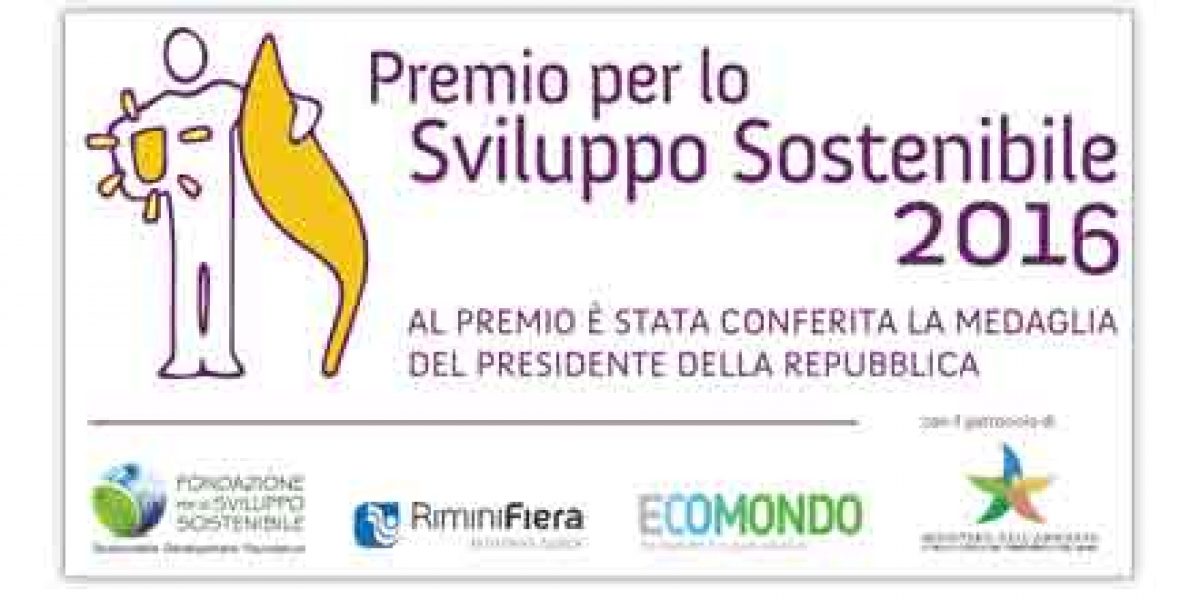Tecnosugheri premiata al Premio per lo Sviluppo Sostenibile 2016