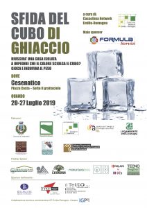 Locandina Cubo si ghiaccio Cesenatico - Tecnosugheri Partner