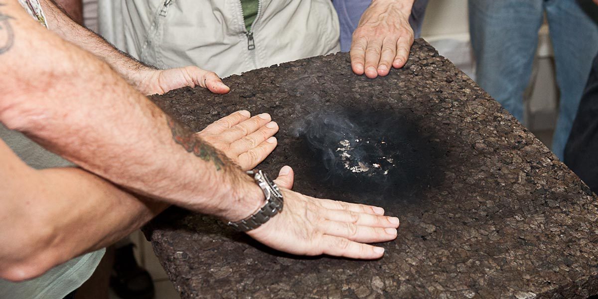 Il sughero CORKPAN carbonizza ma non propaga fiamma e calore