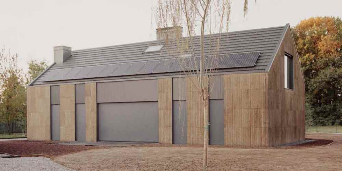 Casa Quattro a Magnano in sughero a vista CORKPAN di Luca Compri Architetti