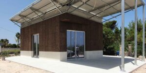 Casa dell'Ammiraglio a Brindisi rivestita con sughero a vista MD facciata
